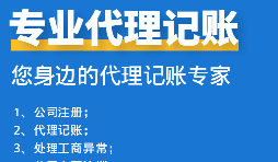 与财务代理记账报税公司有哪些好处