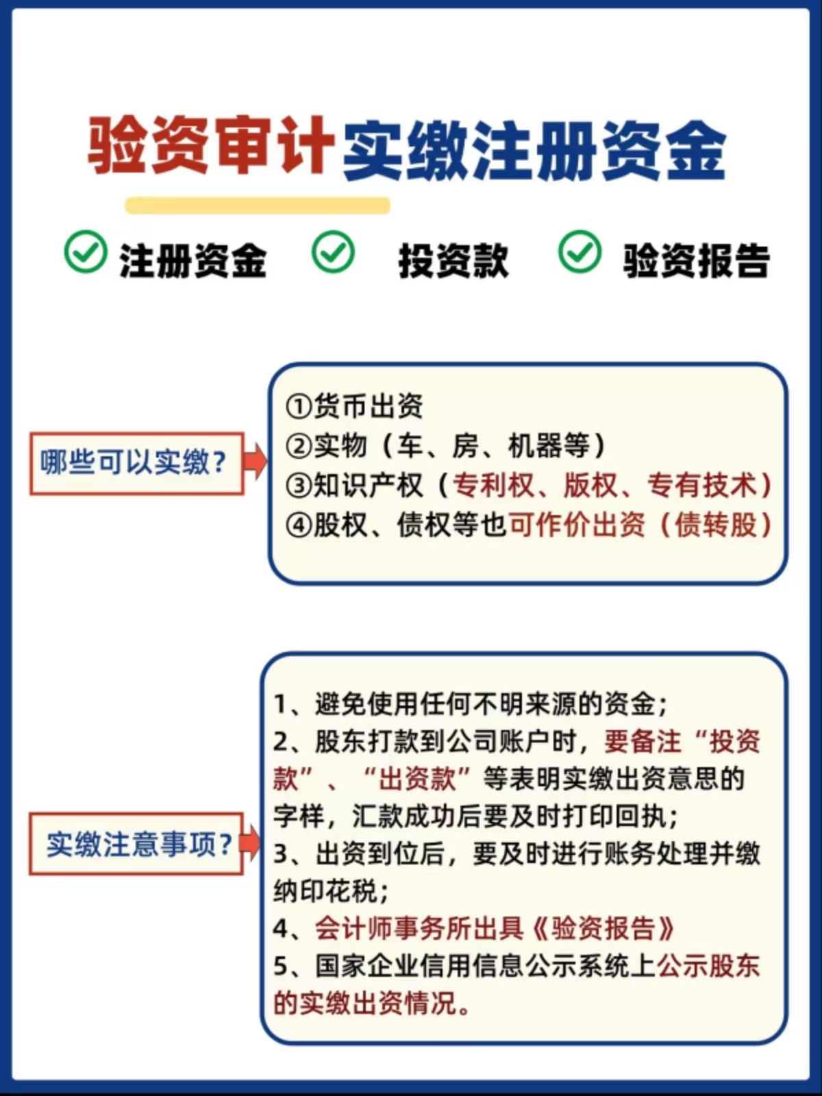 验资审计 验资审计