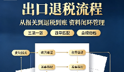 外贸企业出口退税申报的操作流程｜免‑退税线上实操全步骤